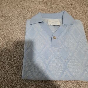 King & Tuckfield: Men's Light Blue Polo Shirt (XL)